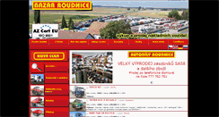 Desktop Screenshot of bazar-roudnice.cz