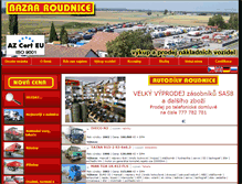 Tablet Screenshot of bazar-roudnice.cz